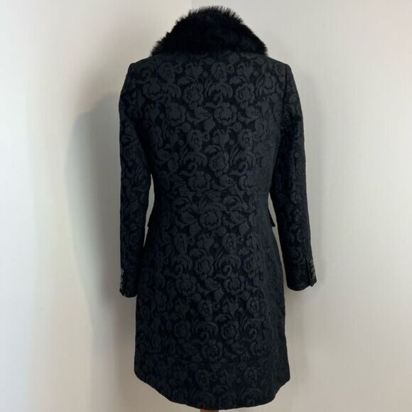 Vintage Novelti Women’s Size 8 Pennylane Jacquard Tapestry Coat Jacket Collar - Picture 7 of 15